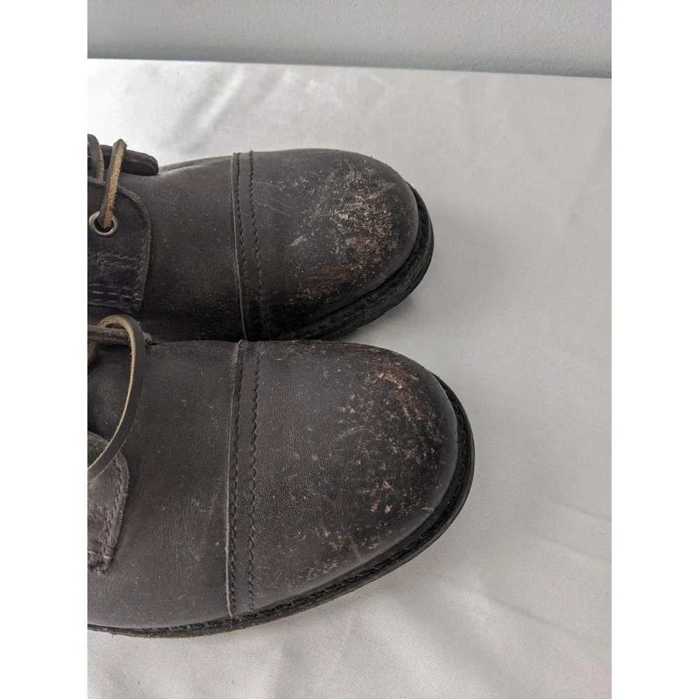 Frye 150th Anniversary Limited Edition Leather Cap Toe Boots Mens 9.5 Distressed